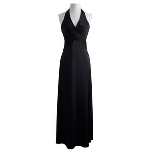 BCBG Max Azria Sz2 Formal Halter Top Maxi Dress